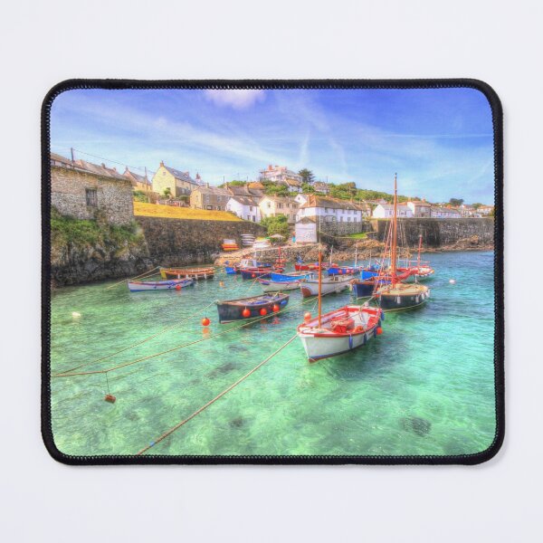 Item preview, Cornish Harbour Coverack Cornwall Beautiful Blue Sea designed and sold by acceleratorhams.
