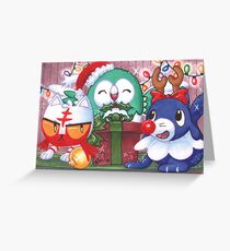 Shiny Holiday Starters Greeting Card