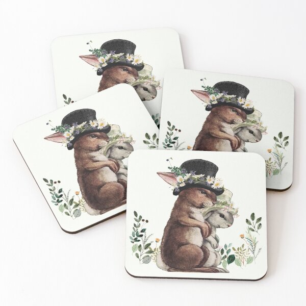 Item preview, SPRING BUNNIES  Floral Top-Hats designed and sold by RagdollGypzy.