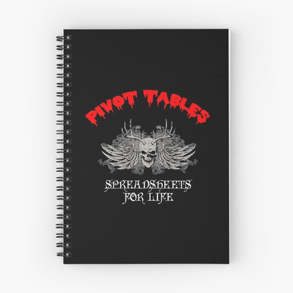 Item preview, PIVOT TABLES Spreadsheets for Life Metal Rock Design designed and sold by w1ckerman.
