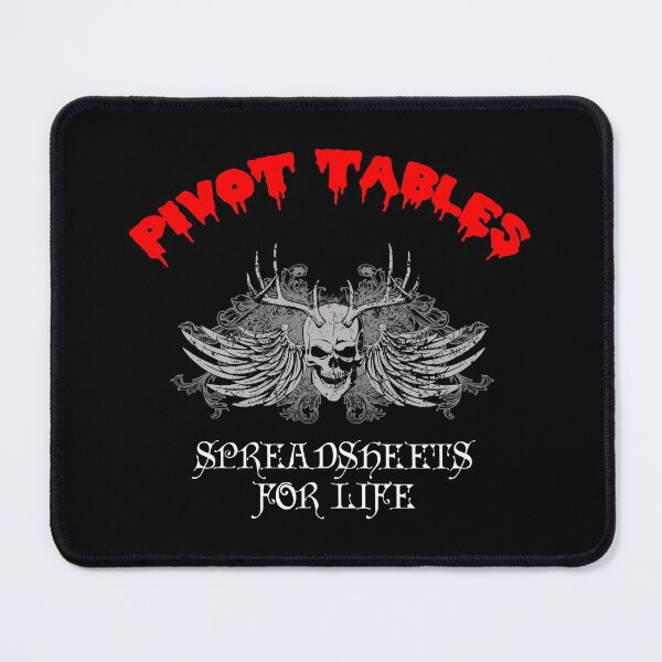 Item preview, PIVOT TABLES Spreadsheets for Life Metal Rock Design designed and sold by w1ckerman.