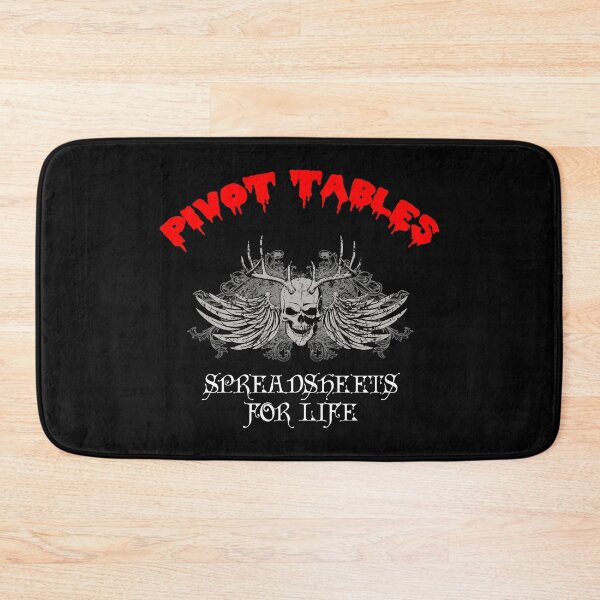 Item preview, PIVOT TABLES Spreadsheets for Life Metal Rock Design designed and sold by w1ckerman.
