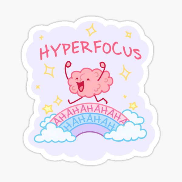Item preview, ADHD Hyperfocused  designed and sold by PurfectlyBrewed.