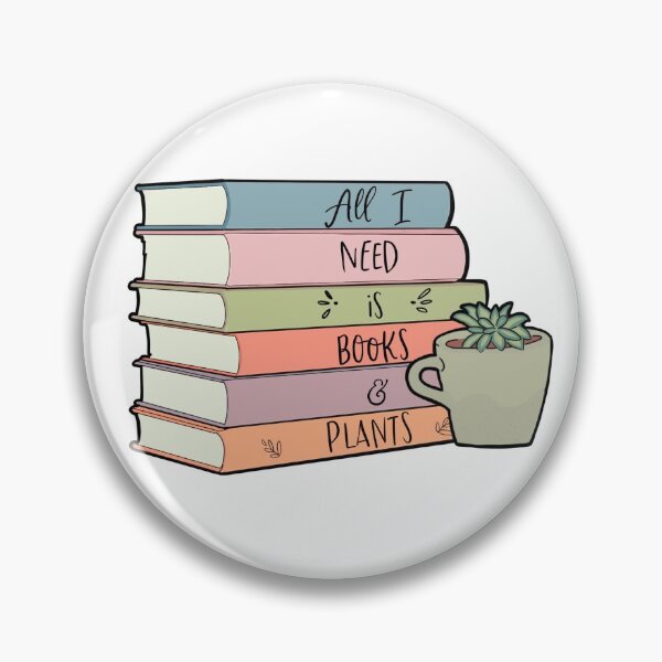 Item preview, All I Need is Books and Plants  designed and sold by inkscrawl.