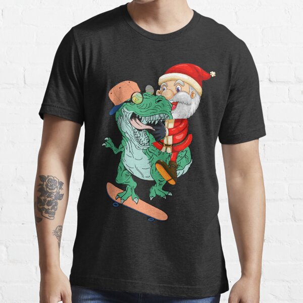 1Tee Boys Santa Riding Dinosaur T rex Christmas T Shirt Sweatshirt Jumper 1Tee Boys Santa Riding Dinosaur T rex Christmas T Shirt Sweatshirt Jumper