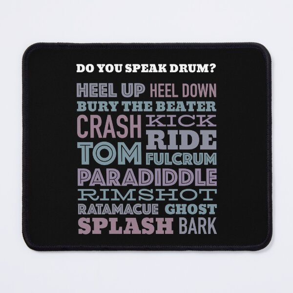 Item preview, Do You Speak Drum?- Word Cloud designed and sold by Scottees.