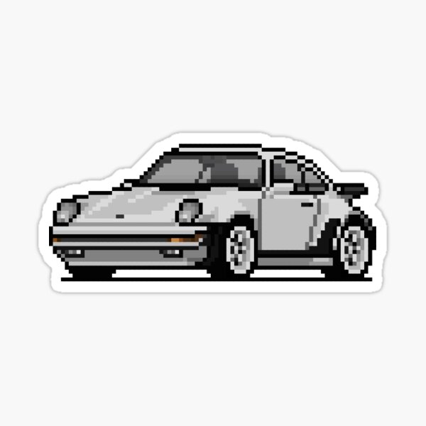 Porsche 911 Pixel Sticker