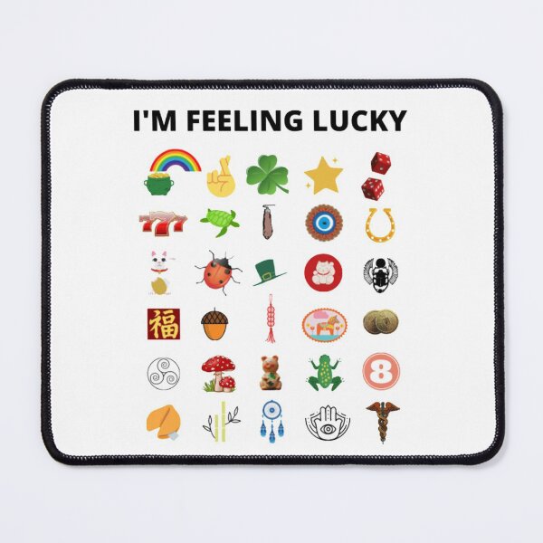 Item preview, I'M FEELING LUCKY - LUCKY CHARMS SUPERSTITION designed and sold by MrCreativeArts.