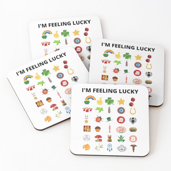 Item preview, I'M FEELING LUCKY - LUCKY CHARMS SUPERSTITION designed and sold by MrCreativeArts.