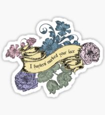I Hunters Marked Your Face (Color) Sticker