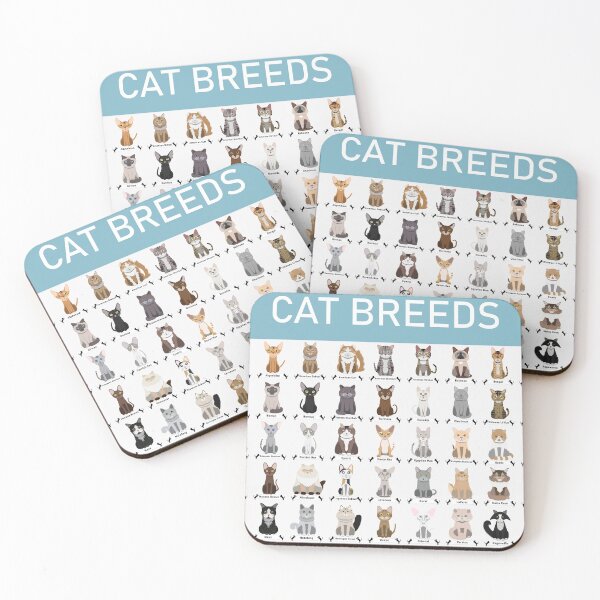 Item preview, 49 Different Breeds of Cats - Vector Cartoon Art Style designed and sold by EdKid.