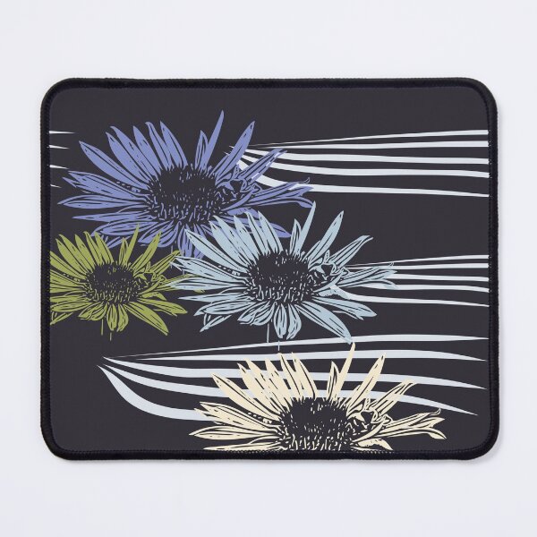 Artikelvorschau, Echinacea-Blumen-dunkles Muster entworfen und verkauft von SofiaAlves.