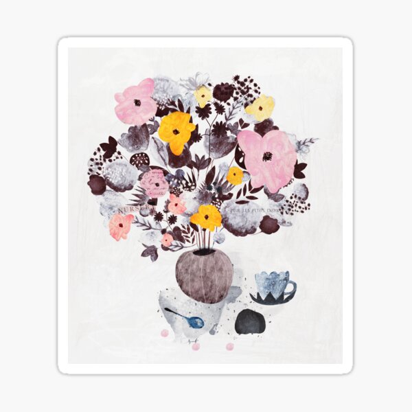 Afternoon Flowers Sticker