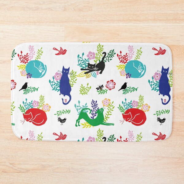 Item preview, Multicolored cats designed and sold by naposyl.