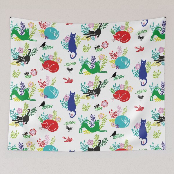 Item preview, Multicolored cats designed and sold by naposyl.