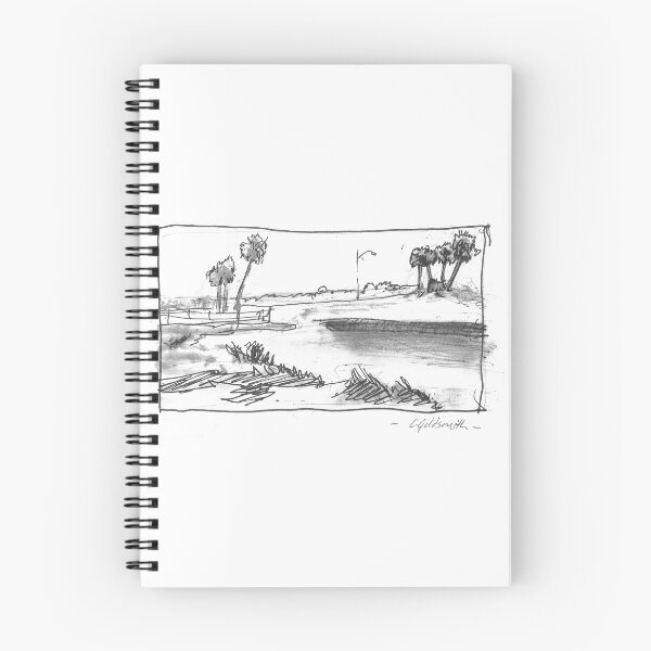 Item preview, Ink Sketch of a Beach in Florida designed and sold by GoldsmithGifts.