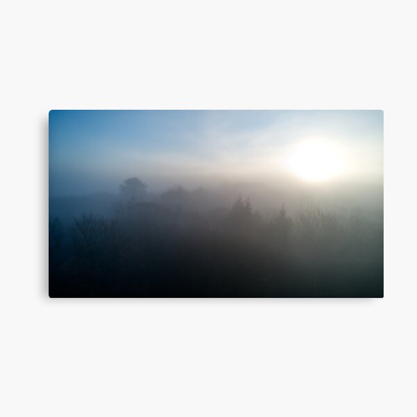 Foggy Dawn Canvas Print