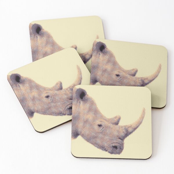 Item preview, Halftone Rhino designed and sold by AnthonyZed.