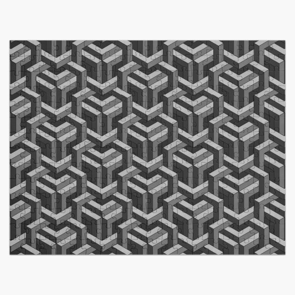 Missing Mathematical Equation - M. C. Escher Pattern Jigsaw Puzzle