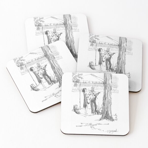 Item preview, Ink Sketch Musicians During Art Festival designed and sold by GoldsmithGifts.