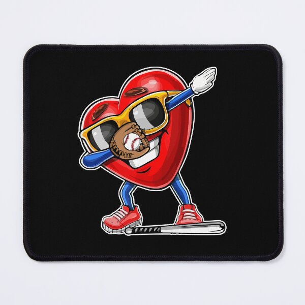 Item preview, Valentines Day Dabbing Heart With Baseball Bat designed and sold by Dressed For  Duty.