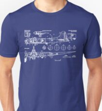 B-17 Concept Blueprint Unisex T-Shirt