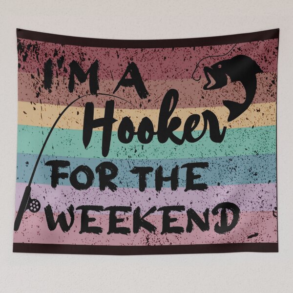 Item preview, Weekend Hooker Funny Fishing Dad Grandpa Fisher Fisherman designed and sold by Timeforplay.