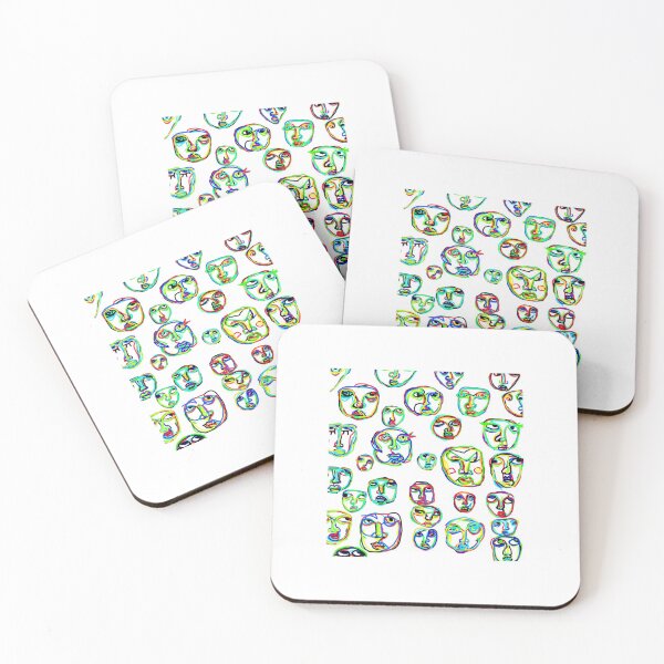 Item preview, Chaotic Line art faces designed and sold by CanIgetanopa.
