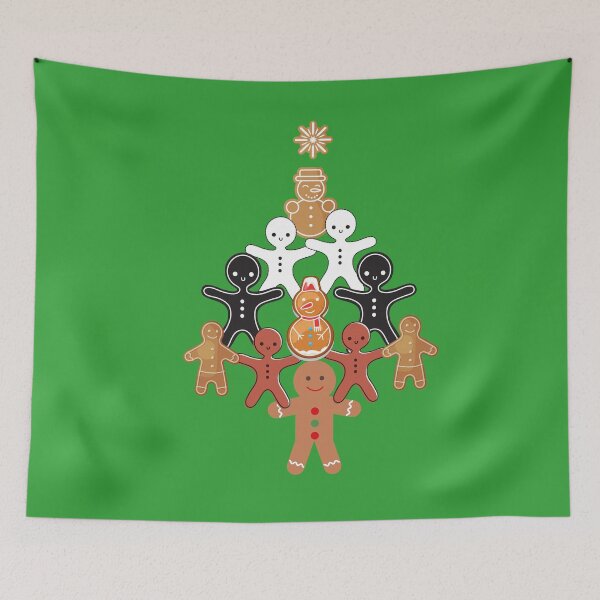 Item preview, Sweet Gingerbread Men Tree for Christmas designed and sold by joanaoberg.