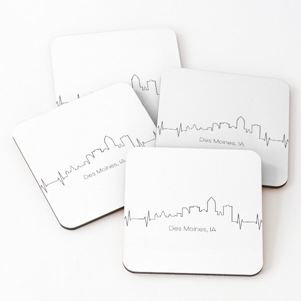 Item preview, My Heart is in Des Moines (black font) designed and sold by italiantacos.