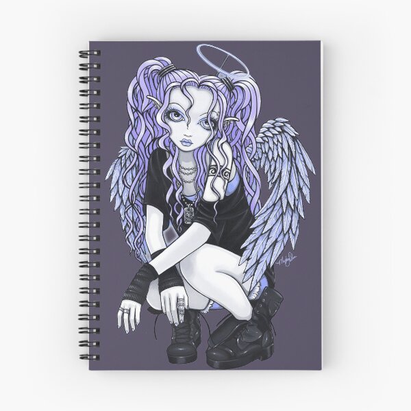 Item preview, Angelina Gothic Violet Angel designed and sold by Myka Jelina.