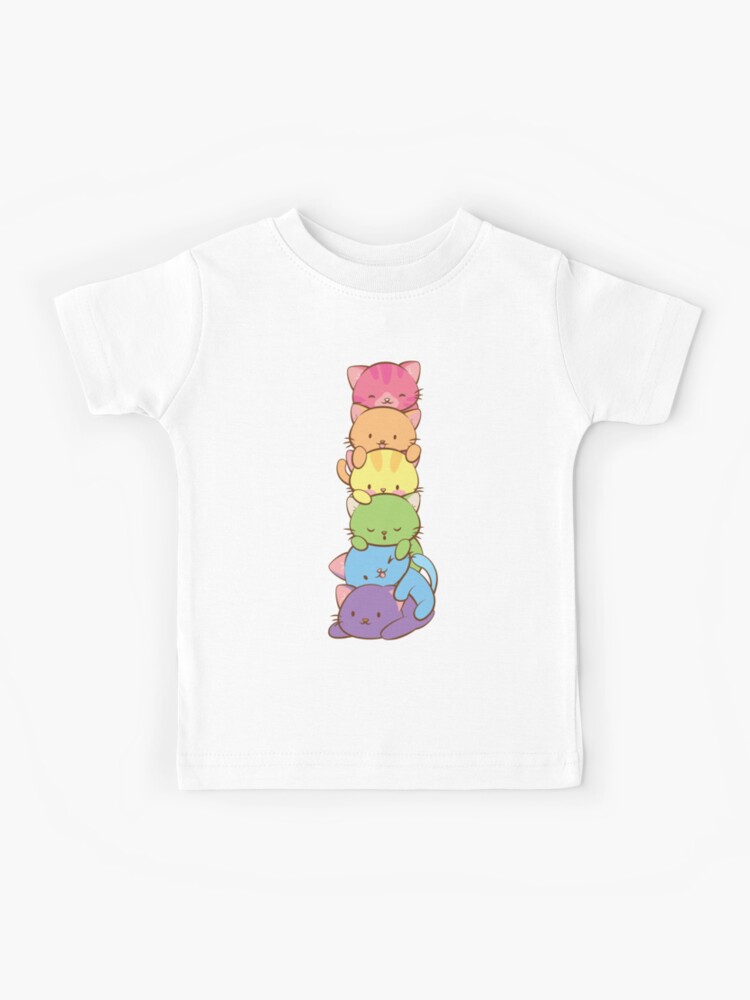 Grillo cura Credencial Camiseta para niños «Bandera del Orgullo Gay LGBT Kawaii Rainbow Cats» de  IreneKohStudio | Redbubble