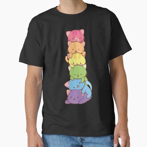 Item preview, LGBT Gay Pride Flag Kawaii Rainbow Cats designed and sold by Irene Koh.