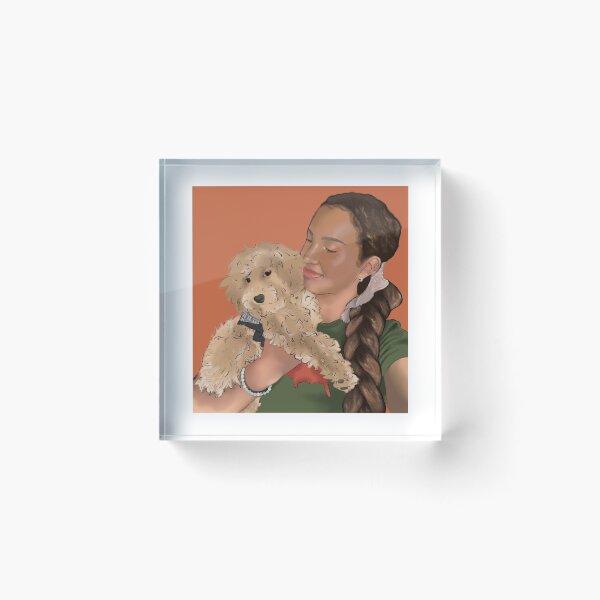 Item preview, Sofia Wylie Holding Her Dog designed and sold by Zoey Stein.