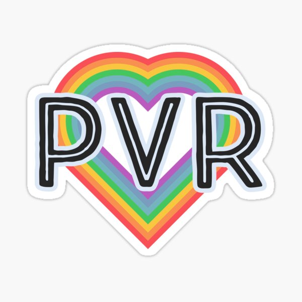 Puerto Vallarta, PVR, PV, LGBTQ, Rainbow, Love, Vallarta, Pride, Jalisco, Mexico Sticker