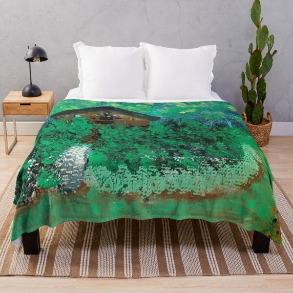 Item preview, Hidden cottage in the woods designed and sold by edwardtiptonart.