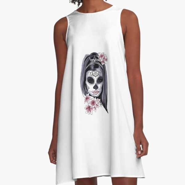 Lady of Death A-Line Dress