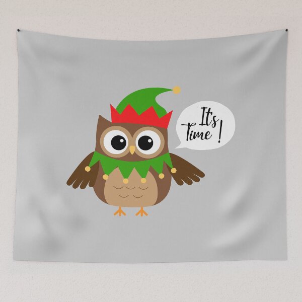 Item preview, it's time - owl quote designed and sold by stella-shop.