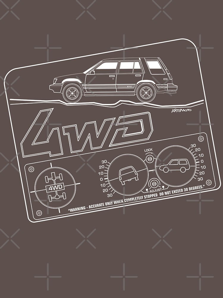 Toyota Tercel SR5 4WD Wagon AL25 BW Clinometer by monkeycom