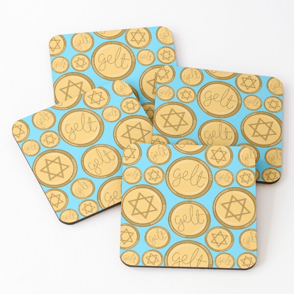 Item preview, Hanukkah Gelt Chocolate Coins Cartoon Pattern, made by EndlessEmporium designed and sold by EndlessEmporium.