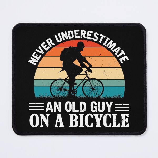 Item preview, Old man on bike designed and sold by Velocitiy.