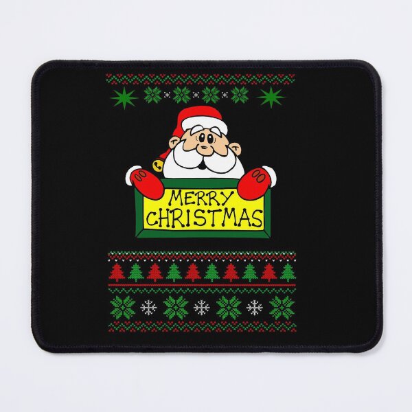 Item preview, UGLY CHRISTMAS SWEATER : Santa with Trees  Print designed and sold by posterbobs.