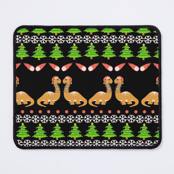 Item preview, Dinossaur ugly christmas sweater black designed and sold by racharanha.