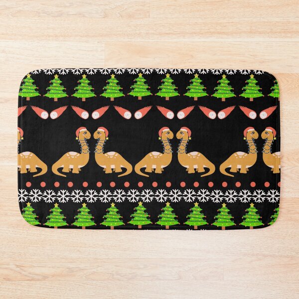 Item preview, Dinossaur ugly christmas sweater black designed and sold by racharanha.