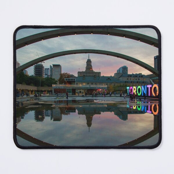 Item preview, Just Before Sunset in Nathan Phillips Square designed and sold by Gerda Grice Photography.