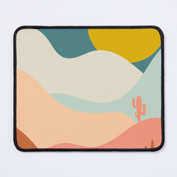 Item preview, Abstract Mountain Cactus Landscape designed and sold by OpalEllery.