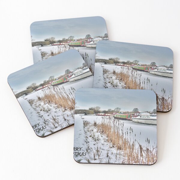 Item preview, Frozen Lancaster Canal at Garstang Lancashire designed and sold by Lilian Marshall.