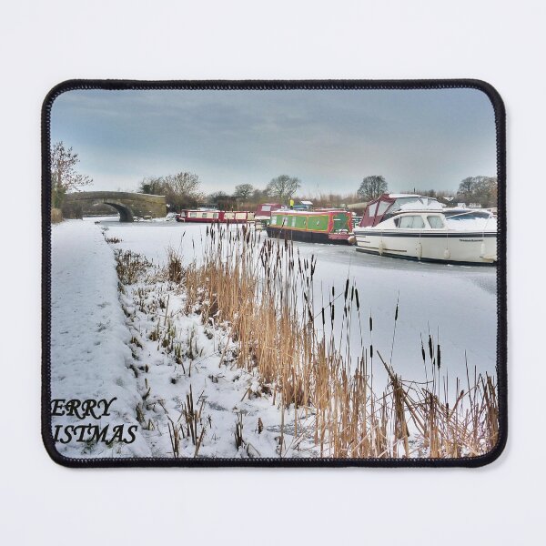 Item preview, Frozen Lancaster Canal at Garstang Lancashire designed and sold by Lilian Marshall.