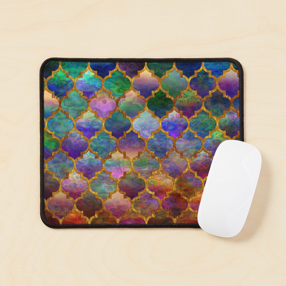 "Arabic moroccan mosaic pattern" Mouse Pad for Sale by lldd11 Redbubble