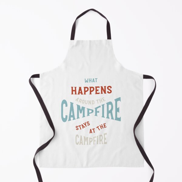 Item preview, Funny Camping Phrase What Happens Around the Campfire designed and sold by whyitsme.